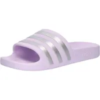 Adidas Pantolette 'ADILETTE AQUA' lila / silver