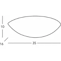 AUSTROLUX BY KOLARZ Vägglampa Bisquitte, dimbar, Vitt / opal, Vardagsrum / matsal, Gips / lera, Modern, Vägglampa, vägglampa inomhus