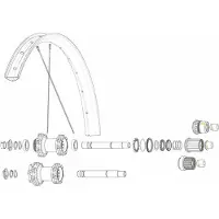Mavic Kit 14 Rear Non Drive Side Edeemax 27.5´´ Ekrar