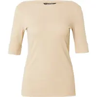 Ralph Lauren Långärmade T-shirts JUDY-ELBOW SLEEVE-KNIT kvinnor - Beige - EU M