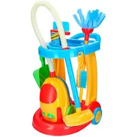 Colorbaby Mitt Städvagn Med Dammsugare Simuleringsspel