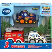 Vtech Ttb Set 4 María Polis Modig Bomb Och Victoria Bilracing Spansk Version