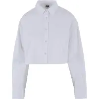 Urban Classics Cropped Oversize Blus Med Lång ärm