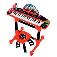 Reig Musicales Organ With And Bench Lady Bug Mikrofon