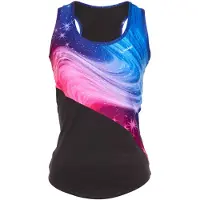 Winshape Sporttopp 'AET105' ljusblå / rosa / svart