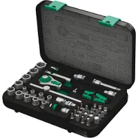 Wera 8100 SA 2 Zyklop Hylsnyckelsats metrisk 1/4 42 delar 05003533001