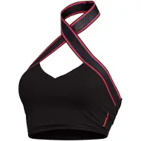 Speedo Solid Halter Crop Top Bikinitopp