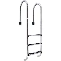 Productos Qp Poolstege För Smal Vägg 3 Trappsteg