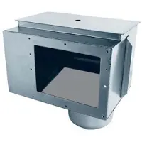 AstralPool Rostfritt Stål 00254 A-100 Skimmer I Suganslutning 2´´ Gänga