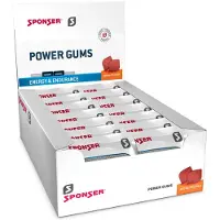 Sponser Sport Food Power Gums Energi Gummies Låda Fruktblandning 75g 20 Enheter