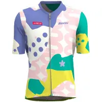 Santini Km Cero Madrid La Vuelta Official Korta ärmar Cykeltröja