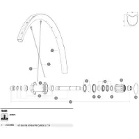 Mavic Ksyrium Pro Carbon Sl Tubular 19 Bakfälg