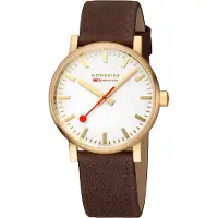 Mondaine Sbb Evo2 Slv Dial Klocka