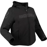 Bering Davis Queen Size Dam vattentät textiljacka Svart 42 Unisex sort