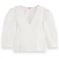 Scotch & Soda Anglaise Blus Med Lång ärm