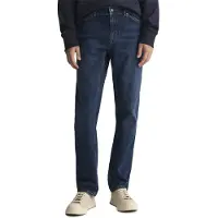 Gant för män. 1000261 Jeans med normal passform blå (30/34), Casual, Bomull, Denim