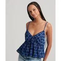Superdry Vintage Tiered Cami ärmelös Blus