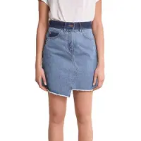 Salsa Jeans Push In Secret Glamour Contrast Denim Mini Kjol