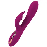 Javida - 3-i-1 pärlroterande vibrator (lila)