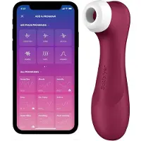 Satisfyer Pro 2 Gen3 - app-styrd luftvibrator för klitoris (röd)