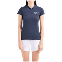 EA7 för kvinnor. 8NTF70_TJEMZ Polo Sport Ventus7 marinblå (L), Deportivo, Multisport, Polyamid, Kort ärm, Marino
