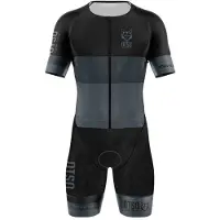 Otso Black Kortärmad Triathlondräkt