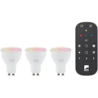 Eglo CONNECT-Z GU10 Smarta Glödlampor - 3-pack med Fjärrkontroll - 345 lm