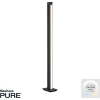 Pure Golvlampa , Lines Floor, dimbara, Svart, Vardagsrum, Metall, Modern