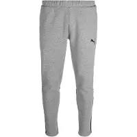 Puma Sportbyxa 'Team Cup' gråmelerad / svart