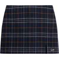 Superdry för kvinnor. W7210321A Marinblå rutig minikjol (M), Casual, Polyester, Marino