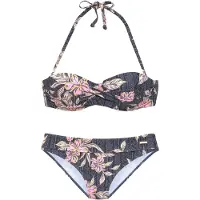 Sunseeker Bikini beige / rosa / svart