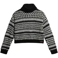 Superdry Roll Crop Tröja Med Hög Krage