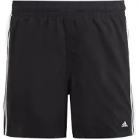 Adidas Badshorts - 3-Ränder - Svart - - 6 år (116) - Badkläder