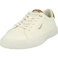 Pepe Jeans för kvinnor. PLS31445 Klassiska sneakers Kenton Max vit (42), Karta, Nyckelband, Casual