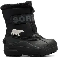 Sorel - Après-ski - Childrens Snow Commander Boot Black Charcoal för UnisexUll - Barnstorlek 12,5 US - Svart