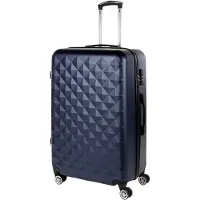 Itaca unisex. 771770-01 Large suitcase Diamond navy (OSFA), Casual, ABS / Polycarbonate, Big
