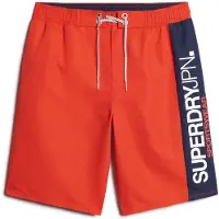 Superdry for man. M3010229A Red sports swimming costume (XL), Beachwear, Recycled Polister, Sustainable
