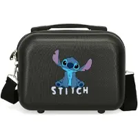 Joumma Bags unisex for kids. 4531941 Toilet bag Stitch Cute black (OSFA), Casual, ABS / Polycarbonate, children's fashion