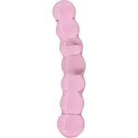 Glassy Rose Bubble Dildo