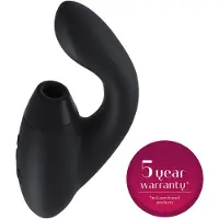 Womanizer Duo 2 - G-punktsvibrator och klitorisstimulator - svart