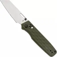 Kizer Cutlery Vanguard Task V3641C3 Satin 154CM, Green G10, pocket knife, Nick Consoli design