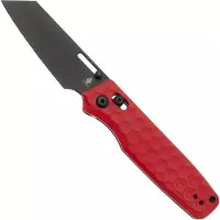 Kizer Cutlery Vanguard Task V3641A2 Black Nitro V, Spicy Red G10, pocket knife, Nick Consoli design