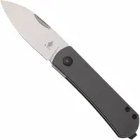 Kizer Cutlery Vanguard Yorkie V3525A2 Slipjoint, Satin Nitro V, Gray Aluminium, pocket knife, Ray Laconico design