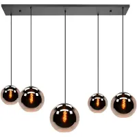 Stars of Light Glas pendellampa Cordoba, dimbar, Koppar, Vardagsrum / matsal, Glas, Modern, Pendellampa