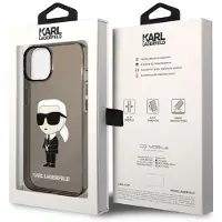 Karl Lagerfeld Ikonik Karl fodral för iPhone 14 Plus - svart