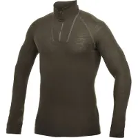 Woolpower Men's Zip Turtleneck Lite Pine Green