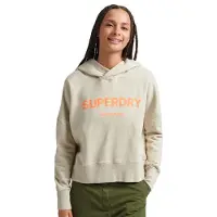 Superdry Code Core Sport Crop Box Tröja Med Huva