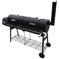 vidaXL Rökgrill Nevada XL svart