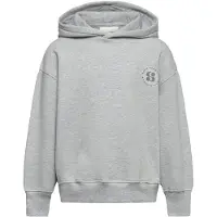 Sofie Schnoor Flickor Hoodie - Grey Melange - - 10 år (140) - Hoodie