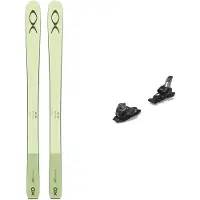 XO Skis - Skidpaket (skidor + bindning) - Paketen Xo V21 Green Tea Tuscany Olive 2025 för Unisex - Grön